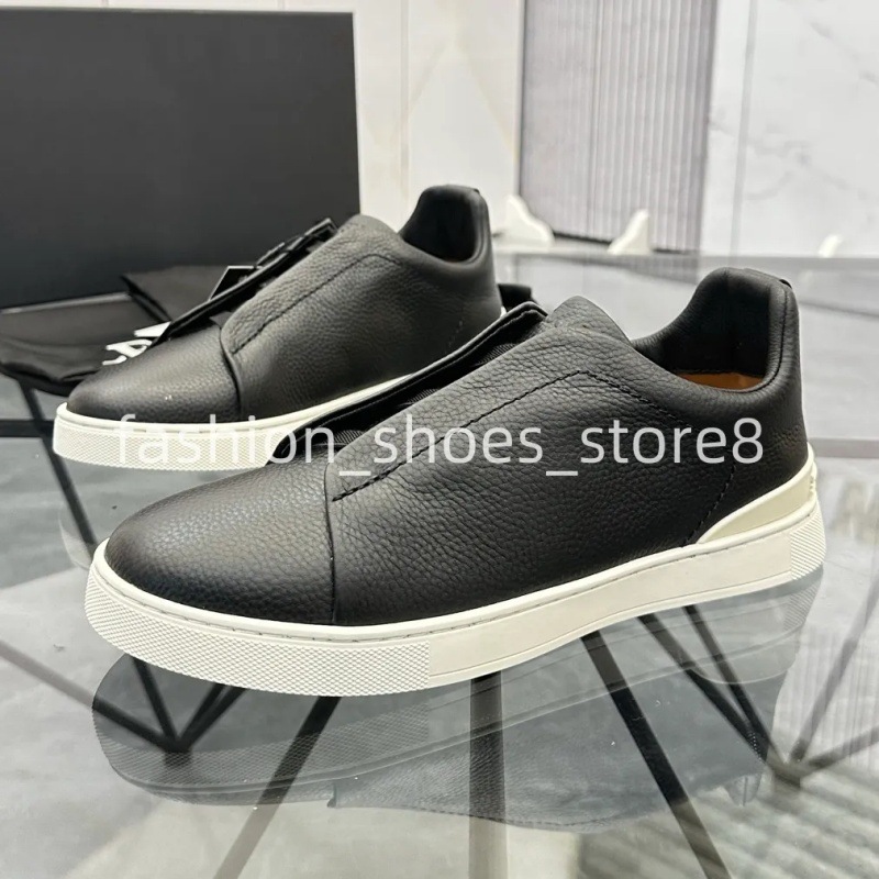 In-Stock High-End Sneakers New Casual Men's Shoes High-End Men's Sports Slip-On Low-Top Casual Shoes Comfortable