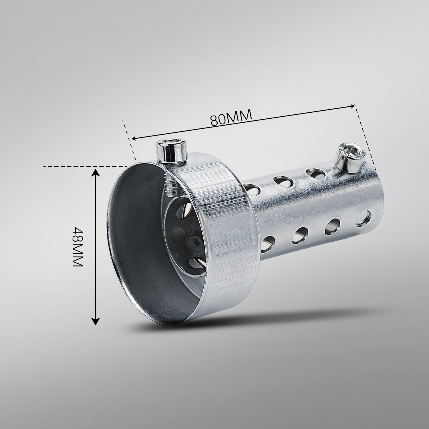 オートバイ改造部品排気管消音器の各種口径の長さ消音プラグ調整可能な減音ノズル圧力芯