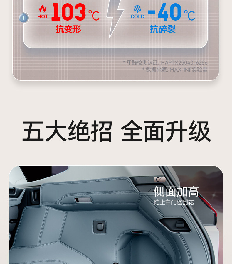 Suitable for Toyota RAV4 and Wildlander 26 models, full-coverage trunk mat, car accessories decoration
