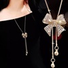 Long sweater, chain, advanced necklace, fashionable pendant, accessory, high-quality style