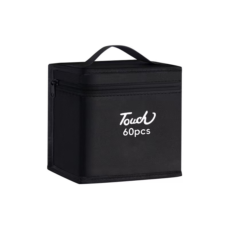 Rotuladores de Doble Punta, Juego de 24, 48 y 80 Colores, Rotuladores de Colores a Base de Aceite para Estudiantes de Arte, Suministro Directo de Fábrica