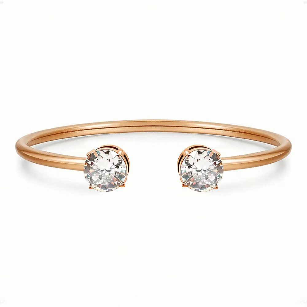 Golden bracelet, pink gold