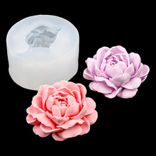 虎头茉莉花硅胶模具 香薰蜡烛石膏香薰滴胶摆件 巧克力慕斯烘焙模