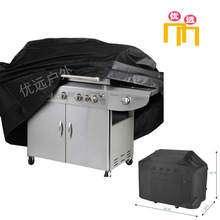 现货亚马逊产品烤炉防尘罩烧烤炉防水罩BBQcover210T户外烤炉罩子