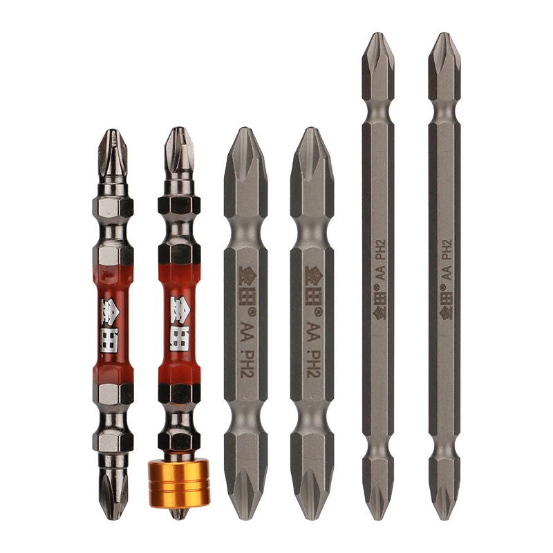 Jintian anti-impacto antideslizante cabeza de lote cruzada taladro eléctrico destornillador eléctrico fuerte magnetismo de alta dureza capilla de viento hexagonal