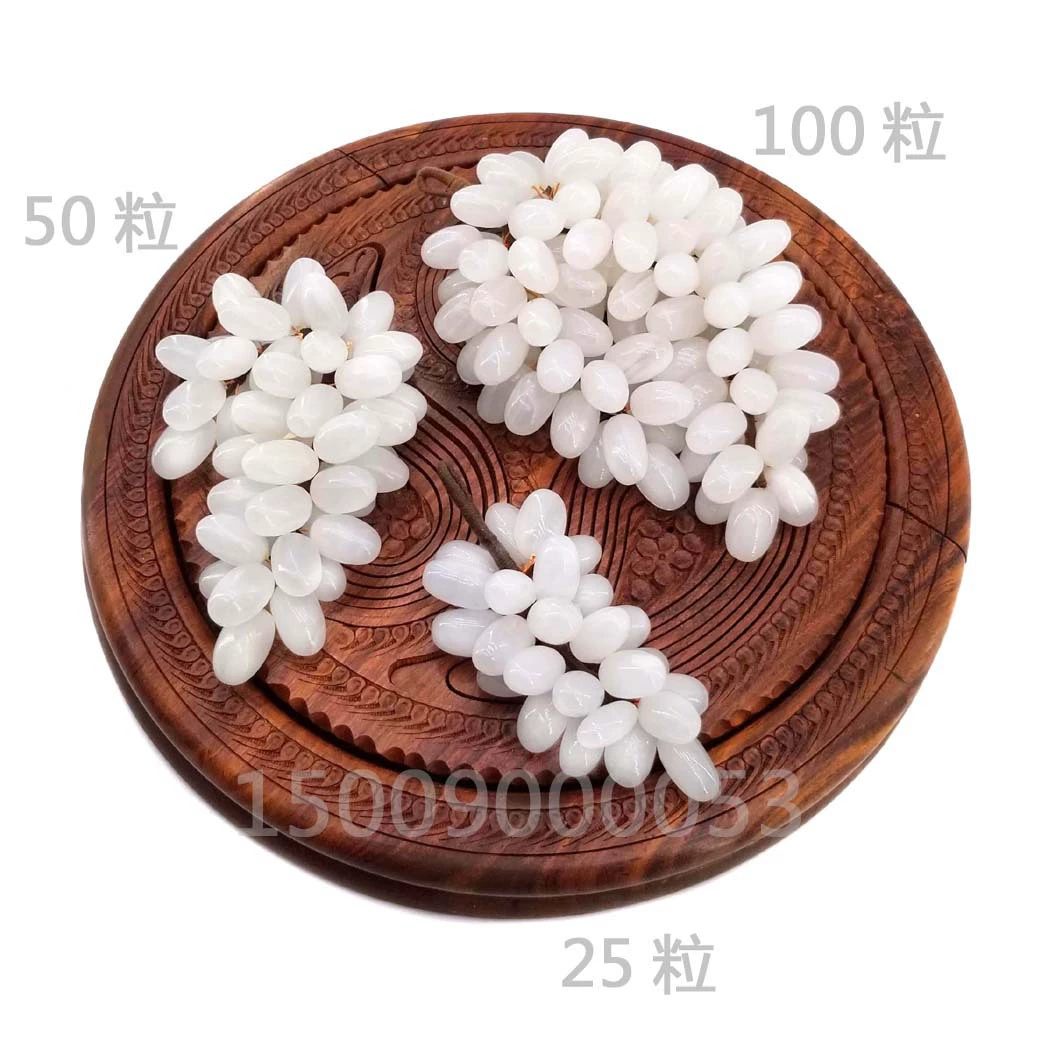 Jade Grape Plasma Soft Instyral Study Room Study Model Tea Ceremony Crafts Chinese Decoration Automobile Pendant