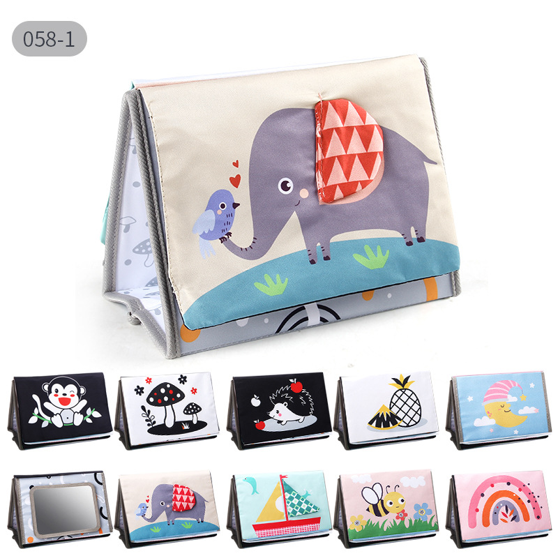 Libro de Tela Educativo de Animales de Tela Lavable e Interactivo para Bebés