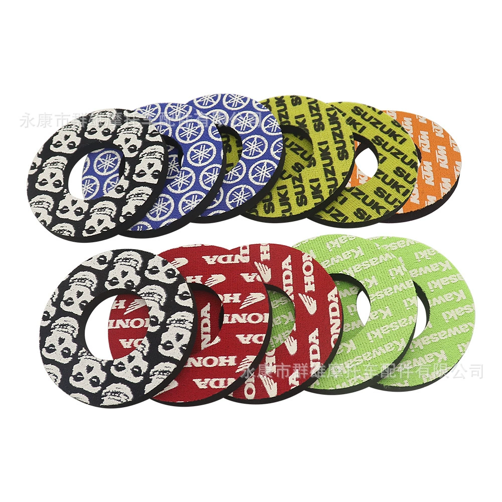 Аксессуары для модификации внедорожного мотоцикла, клей для руля, противоизносный пончик, тигровый рот, противоизносная прокладка, крышка руля, противоскользящая накладка