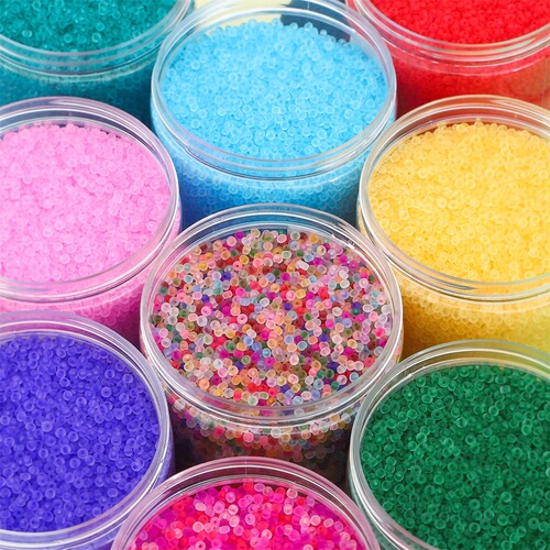 Super excellent 2/3/4mm transparent frosted rice beads diy material handmade beaded bracelet ring jewelry accessories