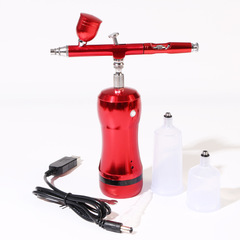 Cross-border best-selling model spray paint spray gun air pump set furniture repair cake coloring craft supplies spray