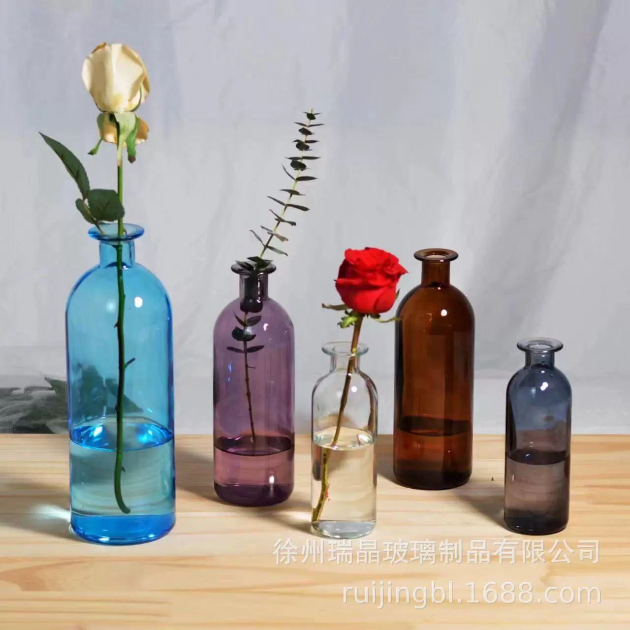 Маленькие украшения для вазы, простая гидропонная цветочная композиция для гостиной, сушеный на воздухе цветок, скандинавский цветок, стекло, прозрачное украшение для рабочего стола