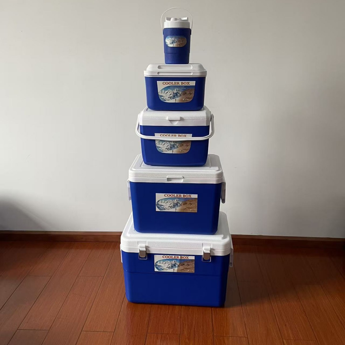 Azul de cinco piezas 1L + 5L + 13L + 27L + 45L