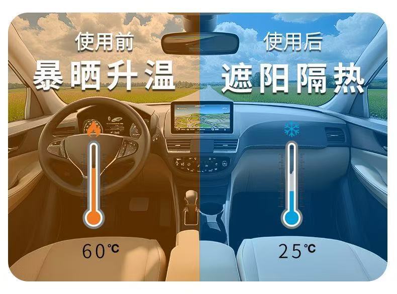 Car Cover 210D Full Cover Thickened Sun Protection and Rainproof Car Sunshade Cover Universal for All Seasons Car Cover Thickened Dustproof Cover
