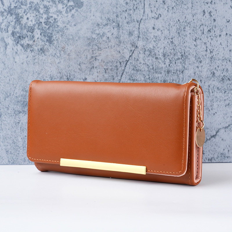Women's Wallet Korean Style Long Solid Color 80% off Multi-Card Slot Clutch Solid Color Coin Purse Wholesale