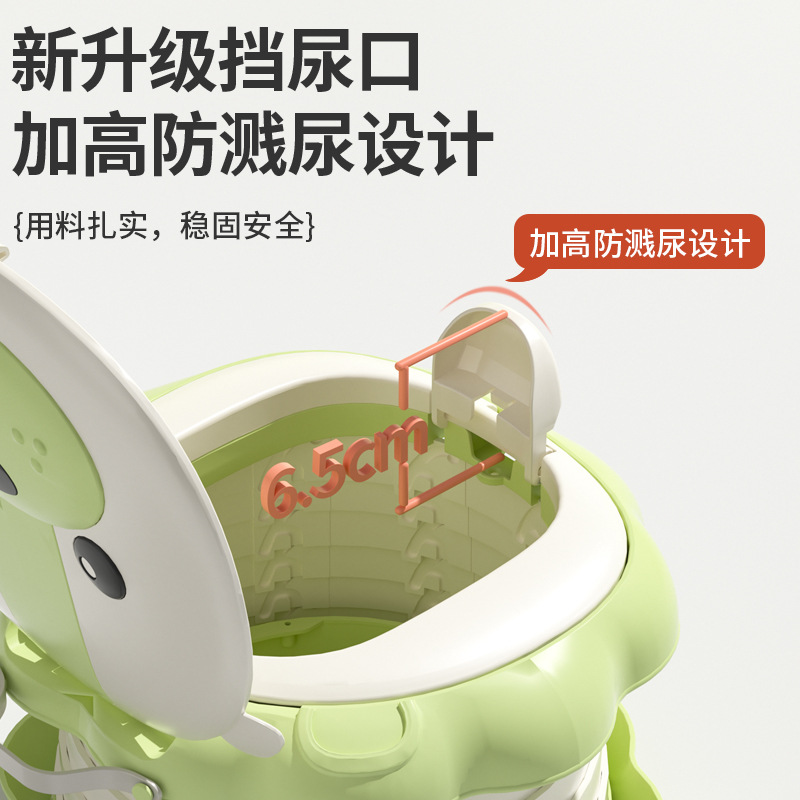 Children's folding toilet to carry portable urinal and urinal for little boys and girls when going out, car travel toilet