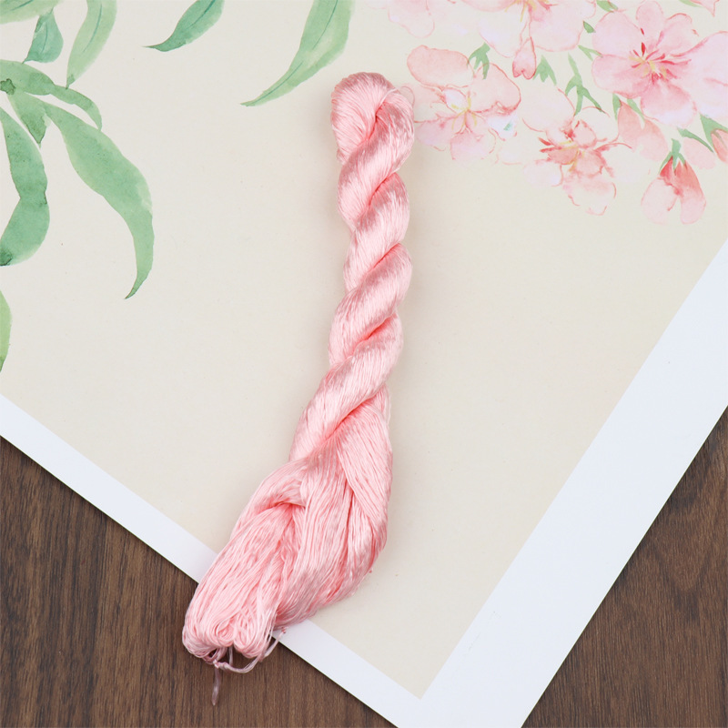 绒花缠花DIY手工制作材料无捻蚕丝线汉服配批发|undefined
