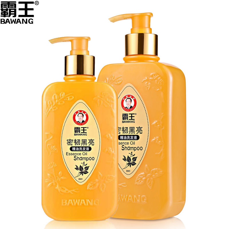 霸王密韧黑亮草本精油洗发水400ml植物改善毛躁滋润营养
