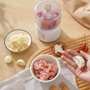 Electric rechargeable ice shaved meat garlic food supplement multi-functional all-in-one machine