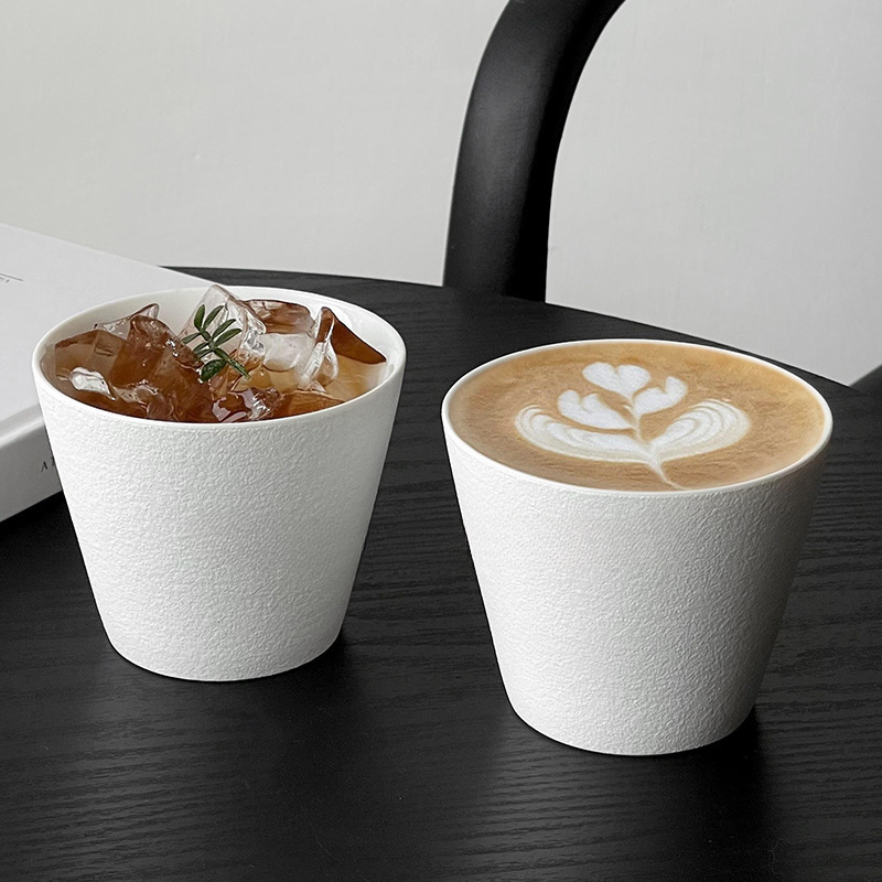 日式极简陶瓷咖啡杯手握杯猪口杯复古拉花杯主人杯澳白杯>咖啡具>|undefined