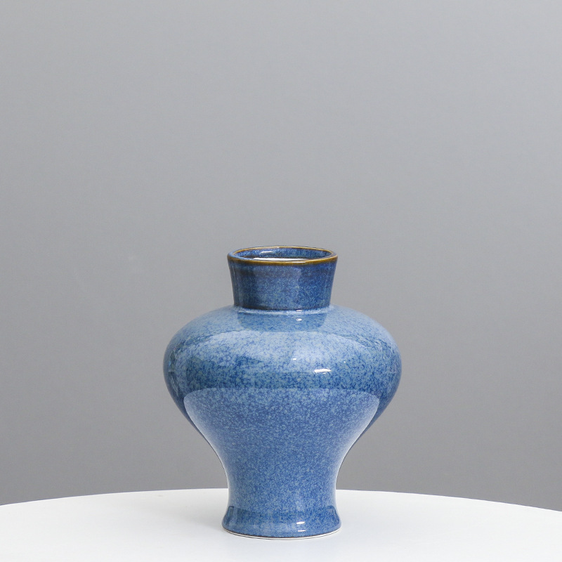 Florero de cerámica decoración del hogar real y falso flor seca arreglo creativo hidropónico moderno simple decoración transfronteriza lote