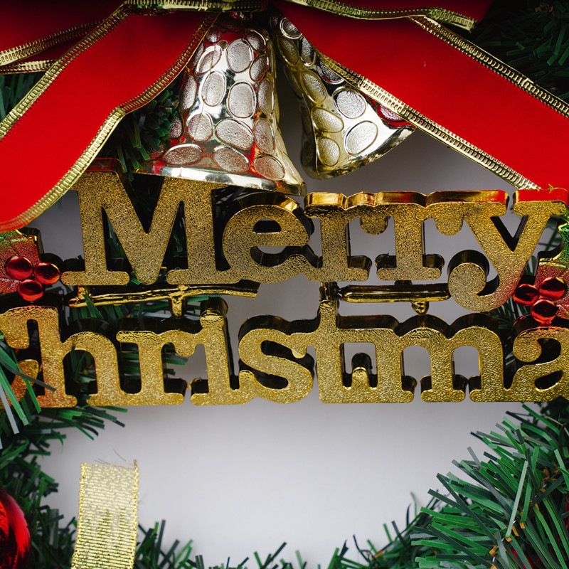 クロスボーダークリスマスデコレーションクリスマスガーランド30センチ/40センチクラシックレトロベルレターデコレーションドアハンギング|undefined