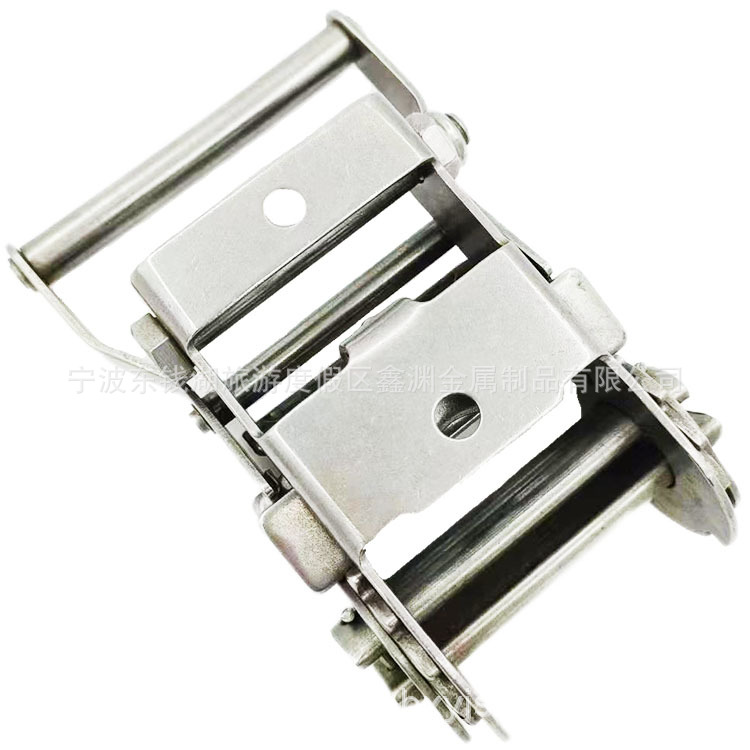 1000daN2寸不锈钢304棘轮扣50mm2000公斤2t拉紧器货物物流运输