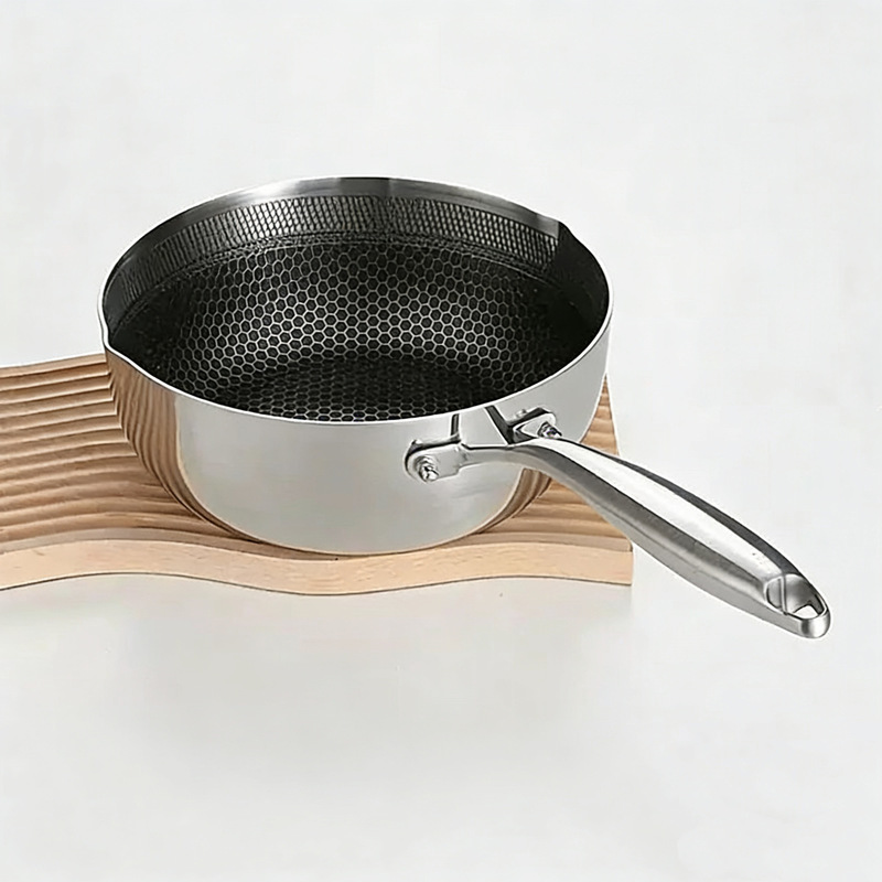 Cross-Border 304 Stainless Steel Japanese-Style Snow Pan for Household with Steaming Grids Double-Layer Steamable Milk Pot Baby Food Supplement Pot Cross-Border 304 Stainless Steel Japanese-Style Snow Pan for Household with Steaming Grids Double-Layer Steamable Milk Pot Baby Food Supplement Pot
