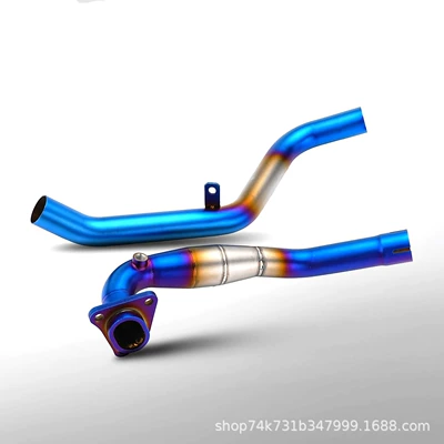 Motorcycle exhaust pipe – Non-Destructive Installation