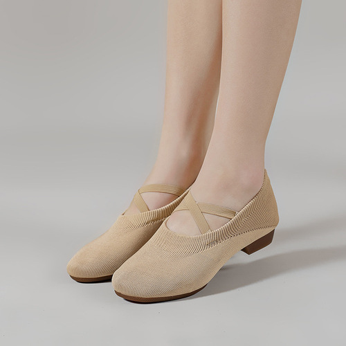 Dance shoes for women, outdoor square ballet shoes, sailor dance shoes, soft-soled dance shoes, body training shoes