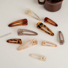 韩国ins透明发夹女 韩式发卡韩版边夹刘海夹发饰义乌地摊一元货源