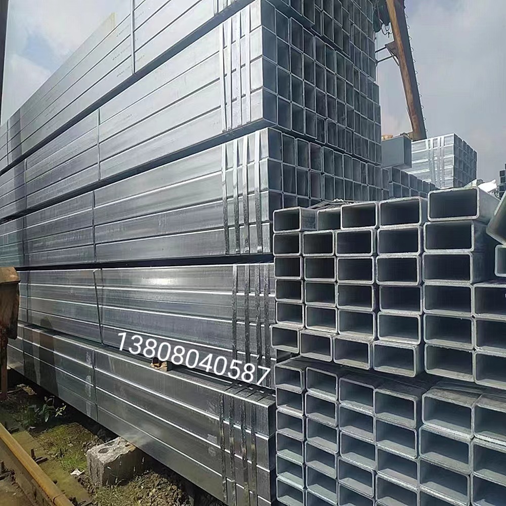 四川现货销售Q235热镀锌方管 成都热镀锌圆管 方管 幕墙用管