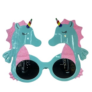 New Party Supplies Funny Unicorn Style Glasses Party Birthday Holiday Party Supplies Dress Up Glasses