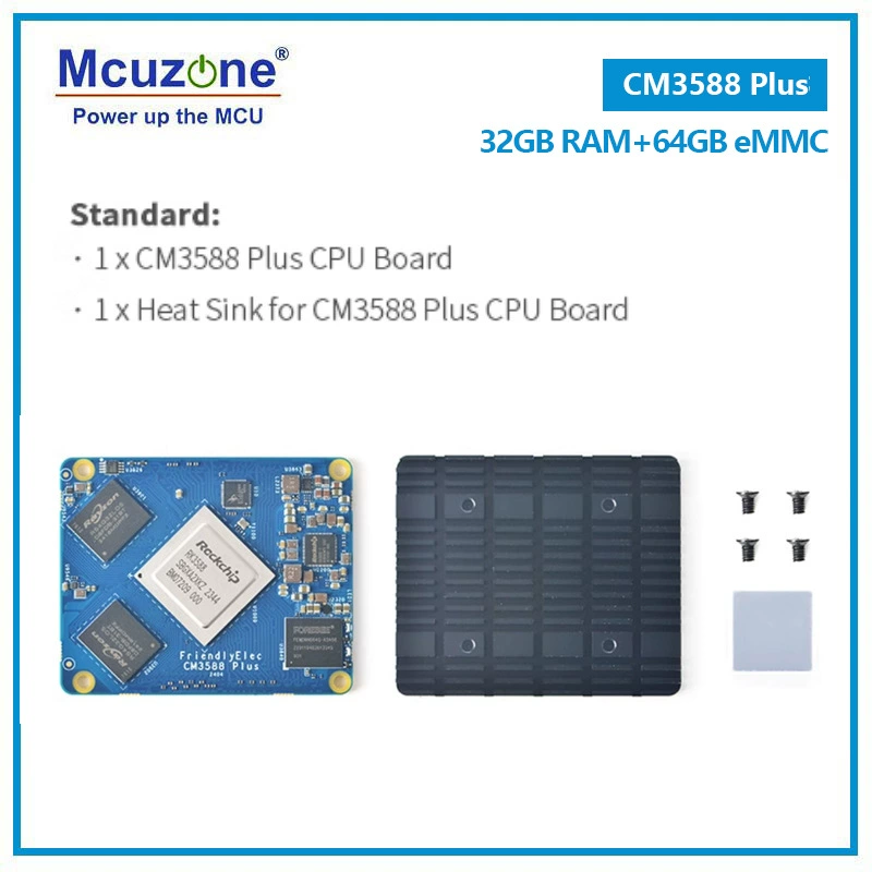 Friendly CM3588Plus core board kit 16+256, RK3588 development board, 4xpcie3.0 support 8K