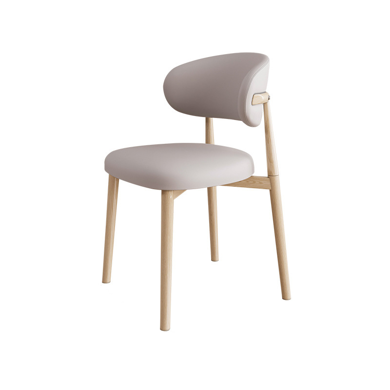 Silla de comedor práctica de viento crema silla de comedor doméstica pequeña silla moderna simple silla de restaurante de hotel de estudio
