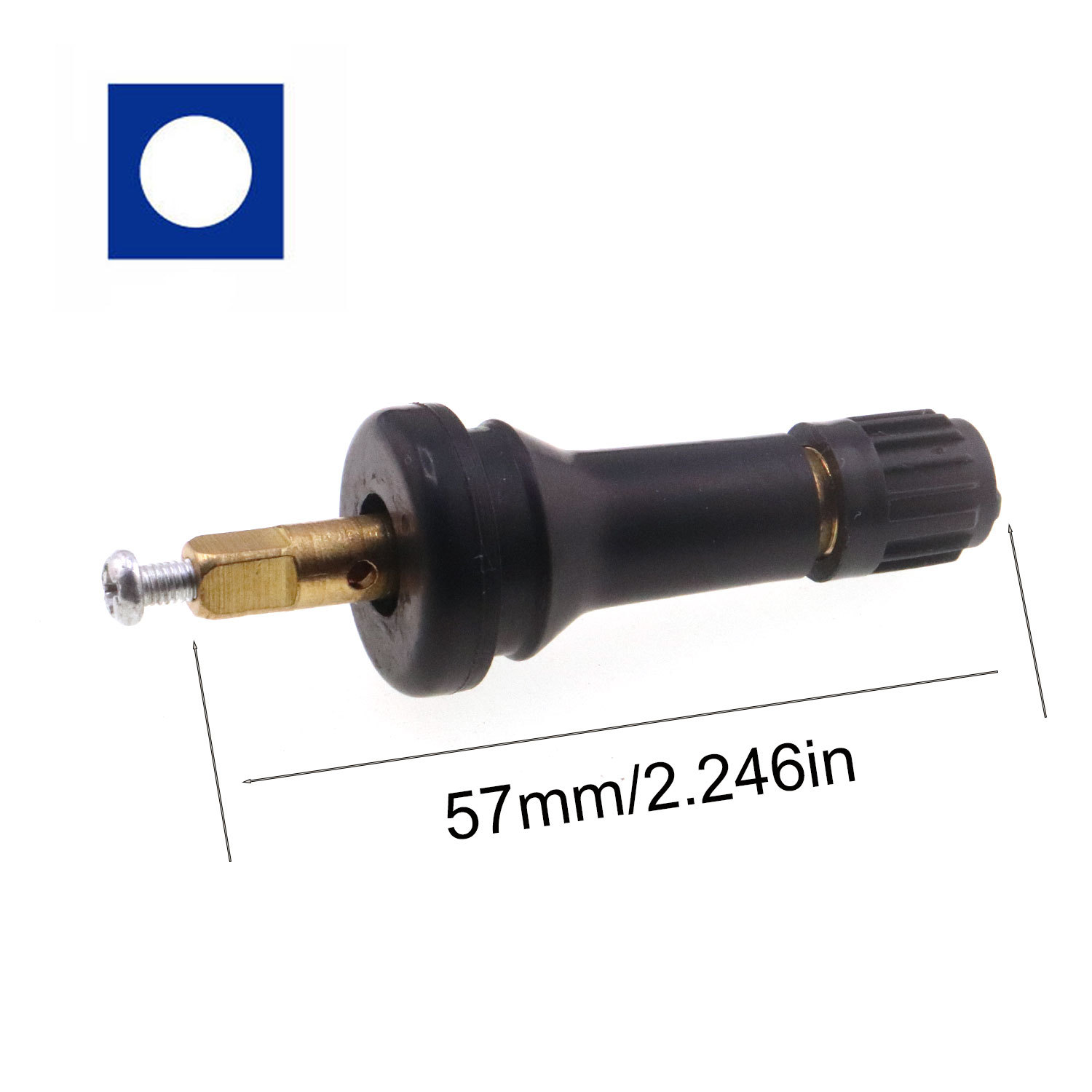 Válvula para Sensor de Presión de Neumáticos de Goma, Sin Cámara, Atornillable para Automóviles image 14