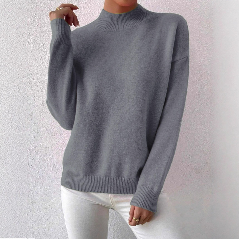 Women's Turtleneck Tops Long Sleeve Formal Casual Lightweight Basic Knitted Pullover Sweater S-Xl Women's Turtleneck Tops Long Sleeve Formal Casual Lightweight Basic Knitted Pullover Sweater S-Xl