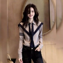 漂亮好看上衣女2026年春季新款法式设计感小众时尚气质长袖