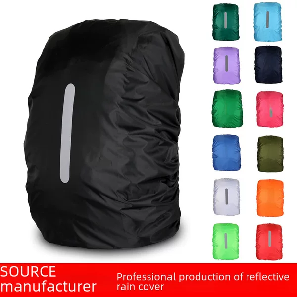 Factory wholesale backpack rain cover outdoor mountaineering backpack waterproof cover schoolbag rain cover dust cover 2080 liters