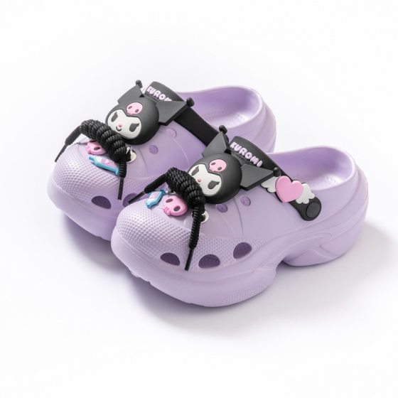 Sanrio women's hole shoes kulomi parchia dog fashion outdoor