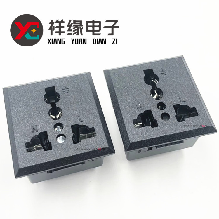 供应AC-015 AC-012电源插座插头嵌入式SS-801万能插座大卡位