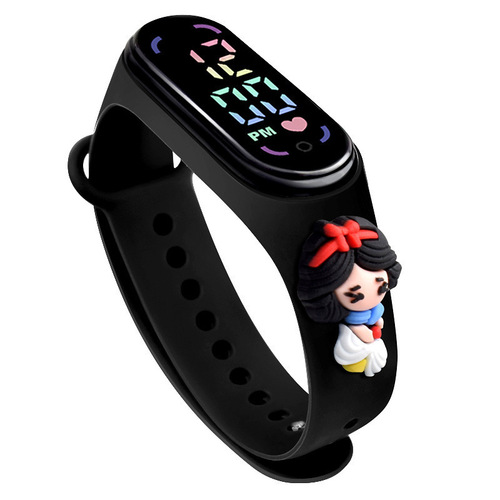 New Cartoon Anime Princess LED Figurine Watch, Cute Outdoor Sports Electronic Watch Wholesale