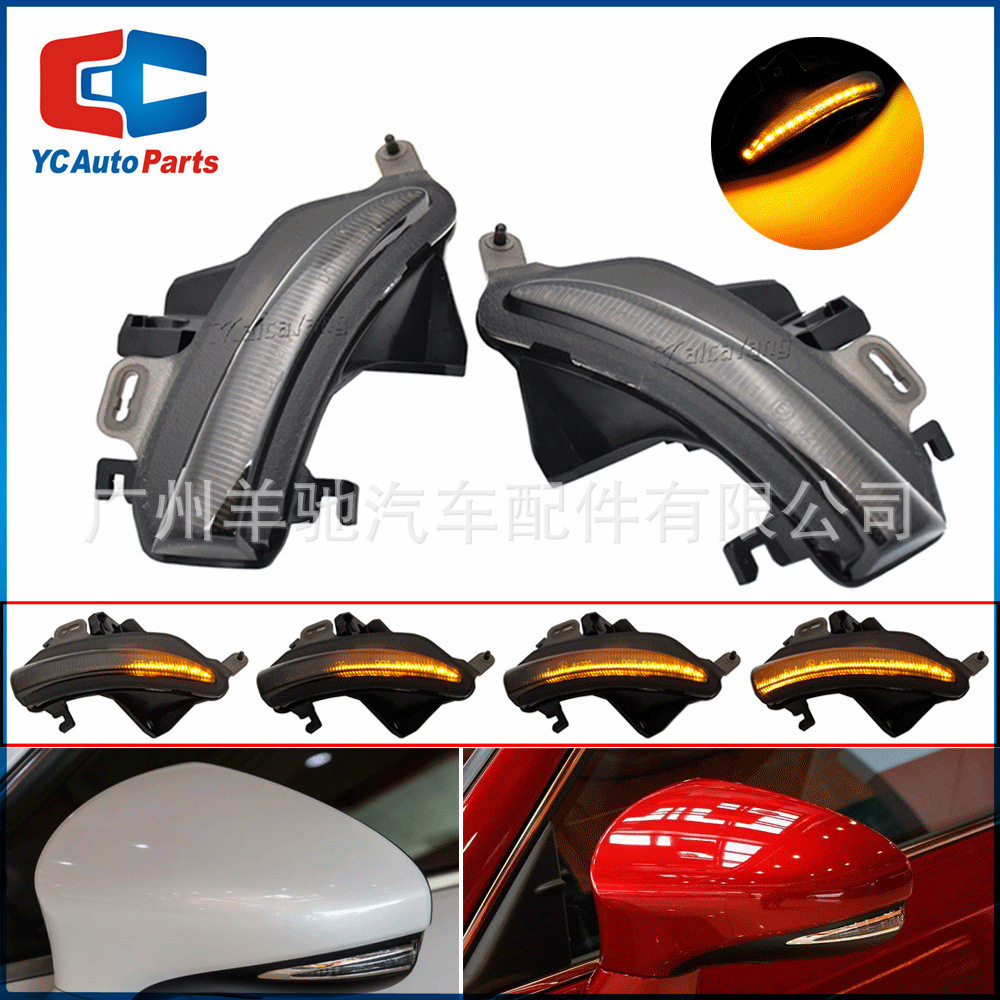 Para Toyota Lexus IS250 IS300 IS350 LS460 espejo retrovisor LED luz de dirección de flujo