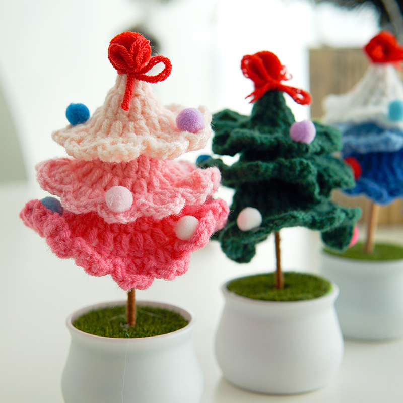 Party, Festival Occasion Christmas Nordic Style Cute Modern Style Christmas Tree Yarn Party Festival