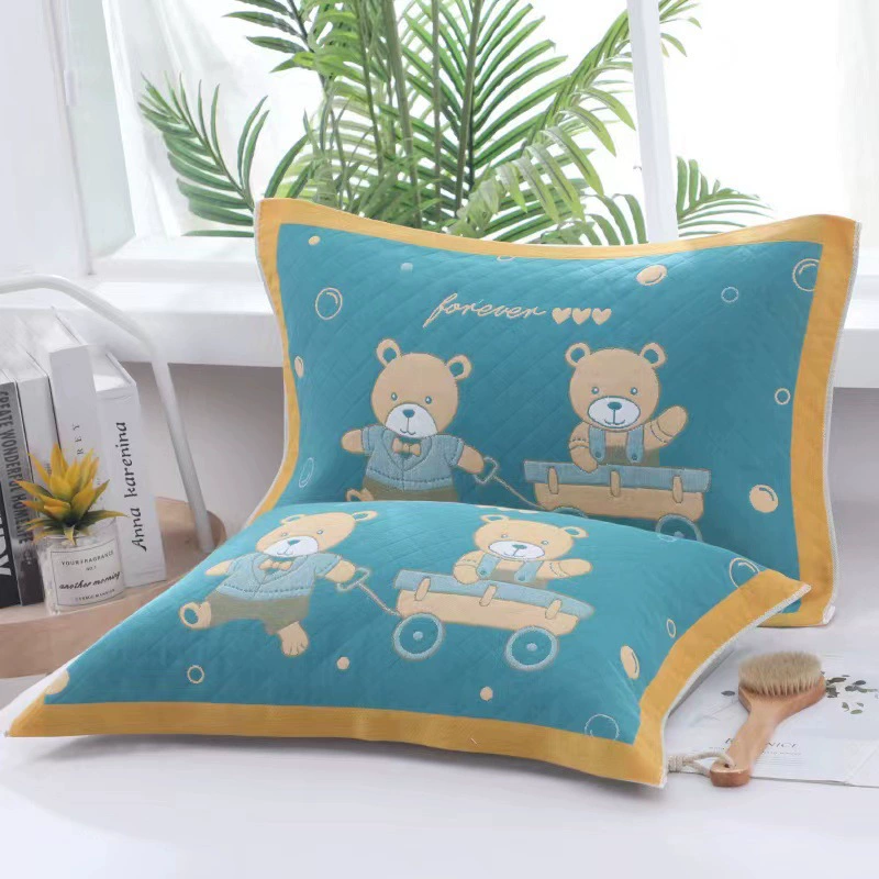 Подушечное полотенце 40x60 среднего подушечное полотенце хлопчатобумажное домашнее марля против клещей мультфильм масляная подушка