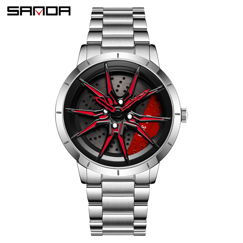 1089 스틸 벨트 실버 레드