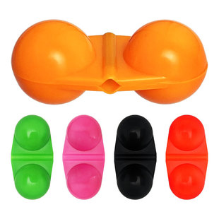 Double-ring bead card line bell plastic bait built-in steel ball alarm signal device Luya fishing gear Accessories Wholesale