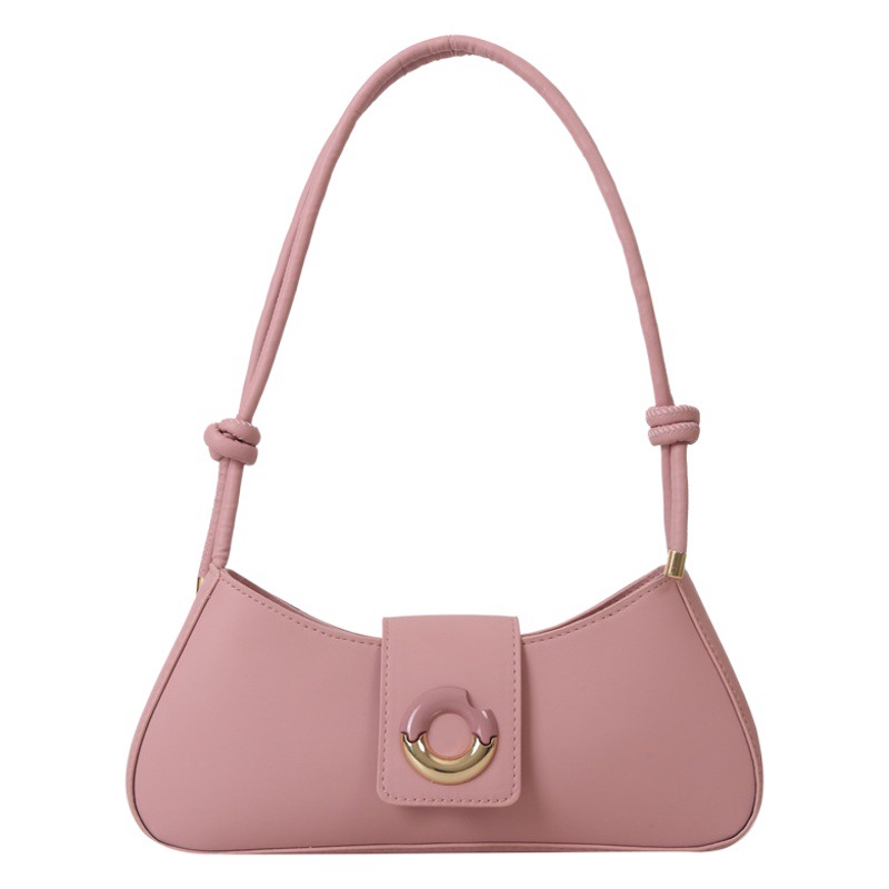 Estilo francés nicho textura axila bolsa 2023 verano nuevo color sólido pu bolso de hombro viajero versátil crossbody bolso