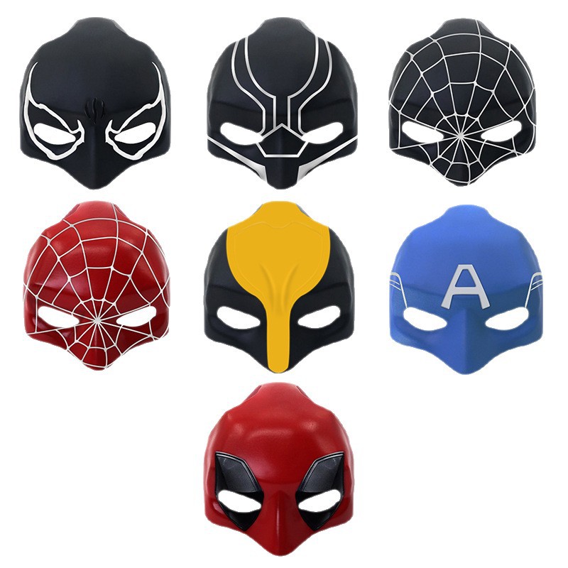 TK Hot Sale Gato Disfraz de Marvel Half Face máscara de gatos Vengadores máscara accesorios de disfraz de cine y televisión