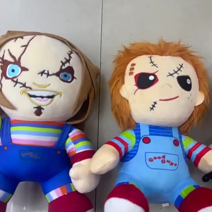 Juguetes de peluche creativos de Halloween transfronterizos, payaso, fantasma, Chach Chucky, muñeco de peluche