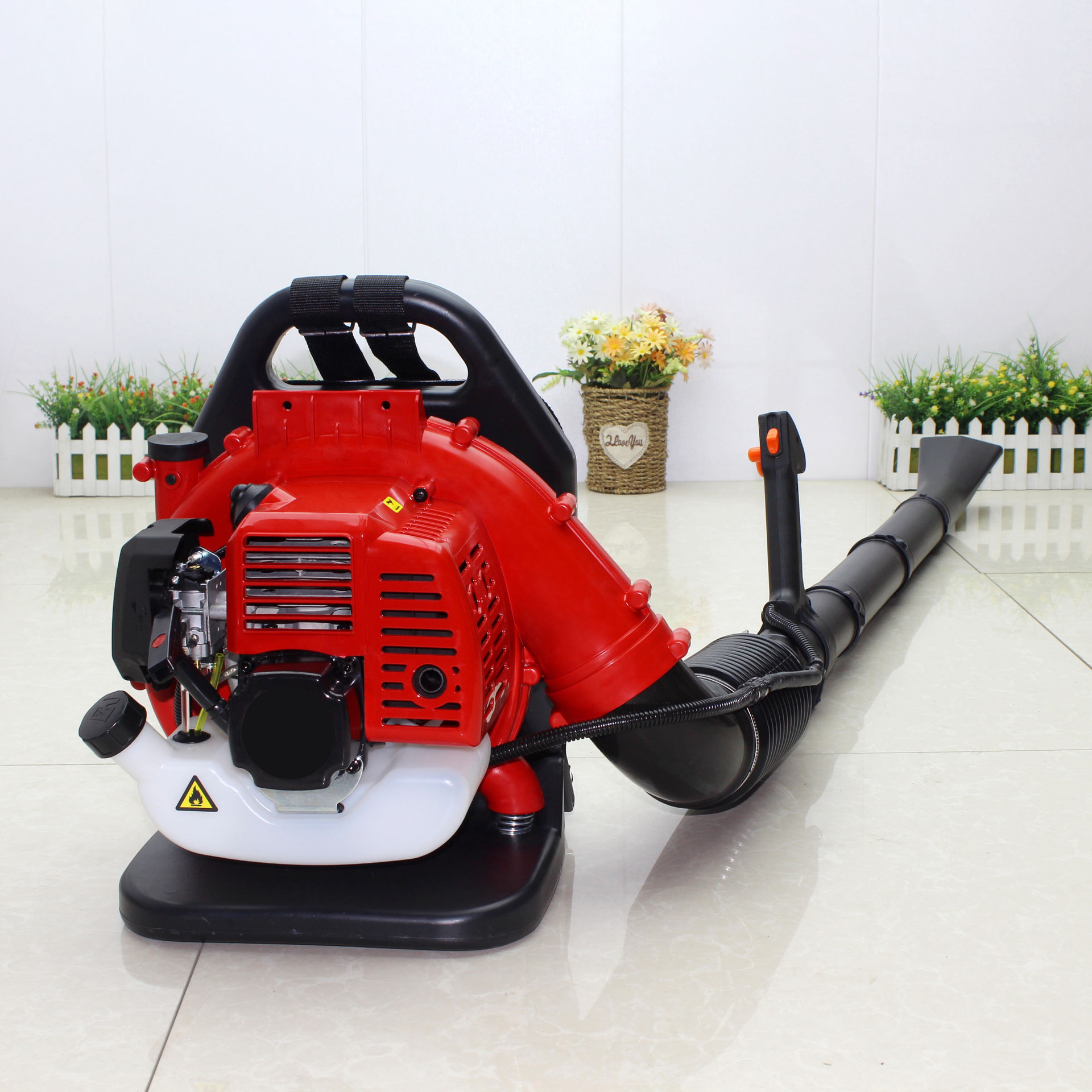 Yingqi ventas directas de fábrica mochila gasolina secador de pelo de efecto invernadero soplador de nieve camino de limpieza extintor de viento